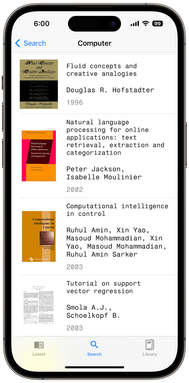 Cometbooks iOS Screenshot 6