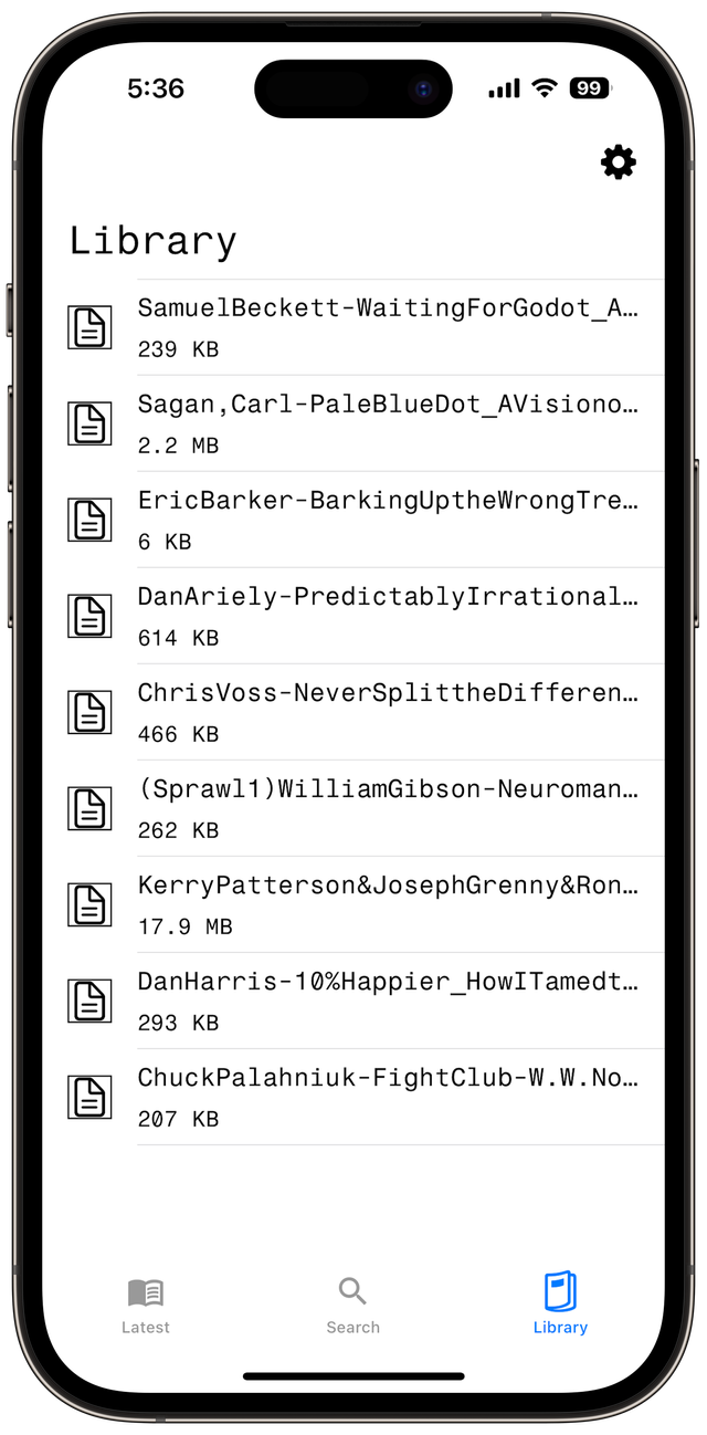 Cometbooks iOS Screenshot 7